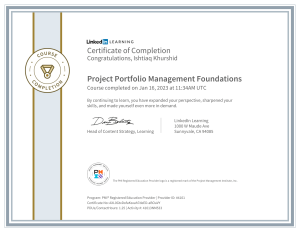 Project Portfolio Management Foundations